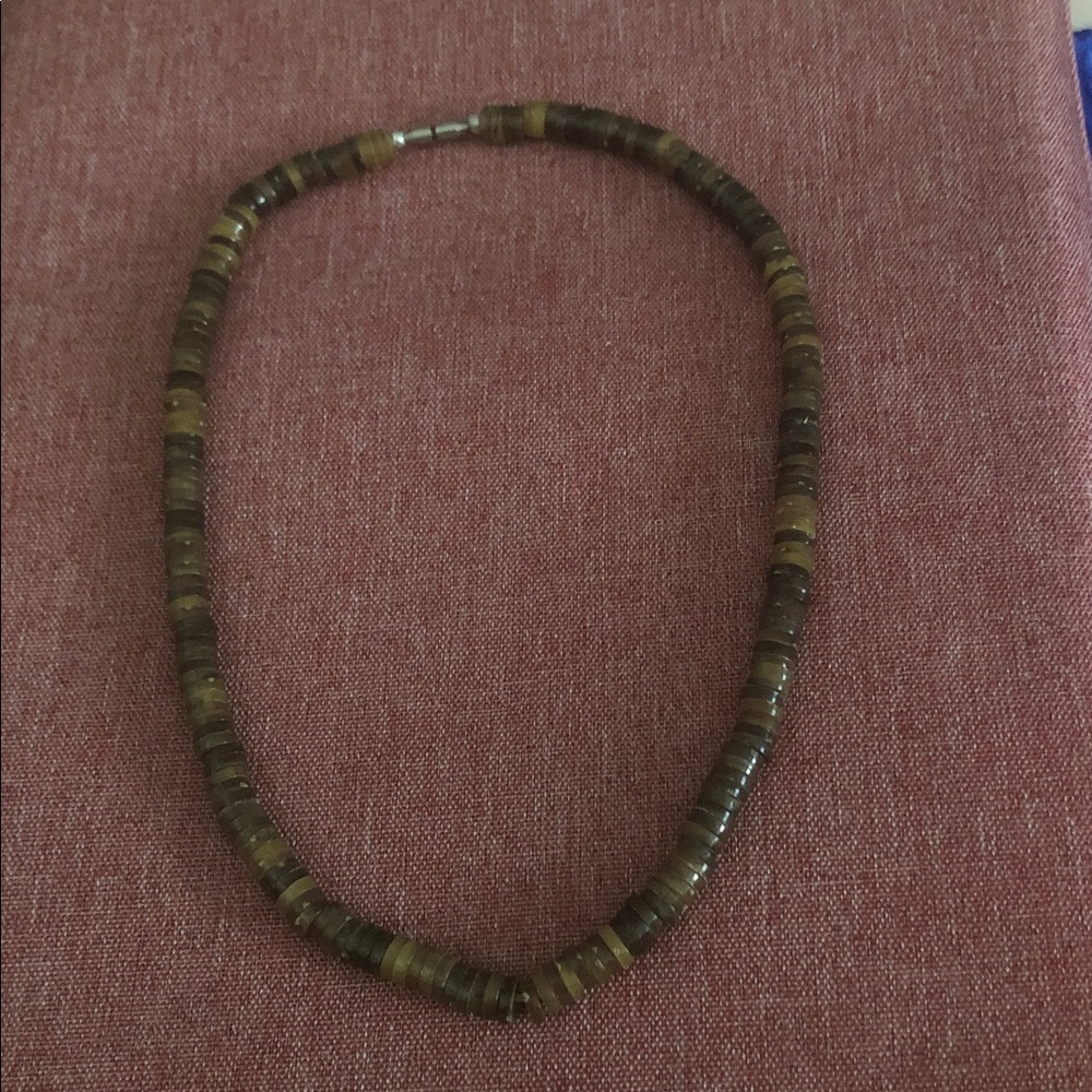 Native American Heishi Brown Beaded Necklace- $100 or $80 w/offer